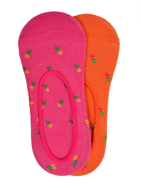 

MARC Pack Of 2 Shoe Liners Socks, Pink