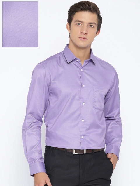 

Peter England Men Purple Nuvo Fit Solid Formal Shirt