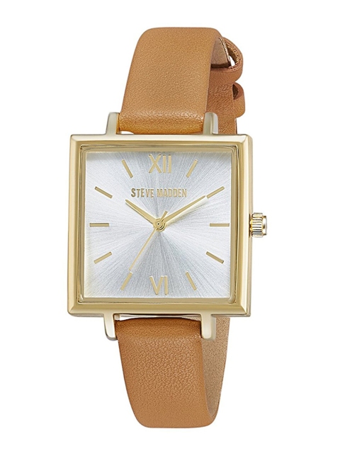 

Steve Madden Women Silver & Gold-Toned Analogue Watch SMW112BG