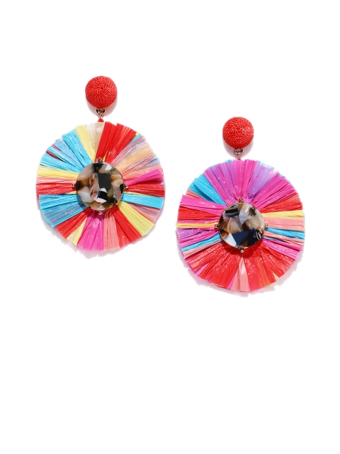 

Pipa Bella Multicolored Geometric Drop Earrings, Multi