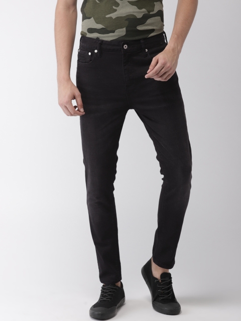

Superdry Men Black Skinny Fit Mid-Rise Clean Look Stretchable Jeans