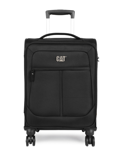 

CAT Unisex Black Hammer 20" Softside Checkin Small Trolley Bag