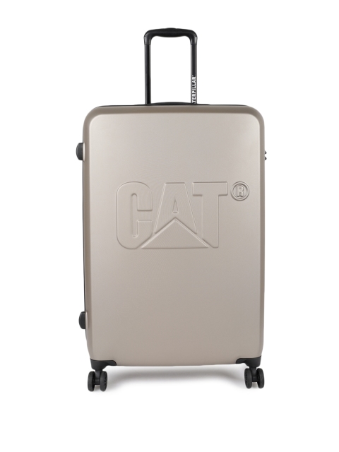 

CAT Unisex Brown 28'' Embossed Logo Checkin & Hardsided Large Trolley Suitcase