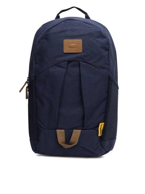 

CAT Unisex Blue Solid Pebble Basic Laptop Backpack