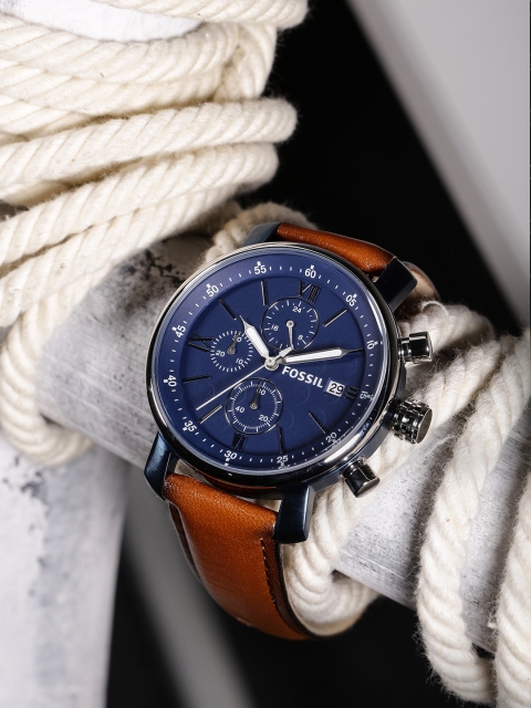 

Fossil Men Blue Analogue Watch BQ2163_OR
