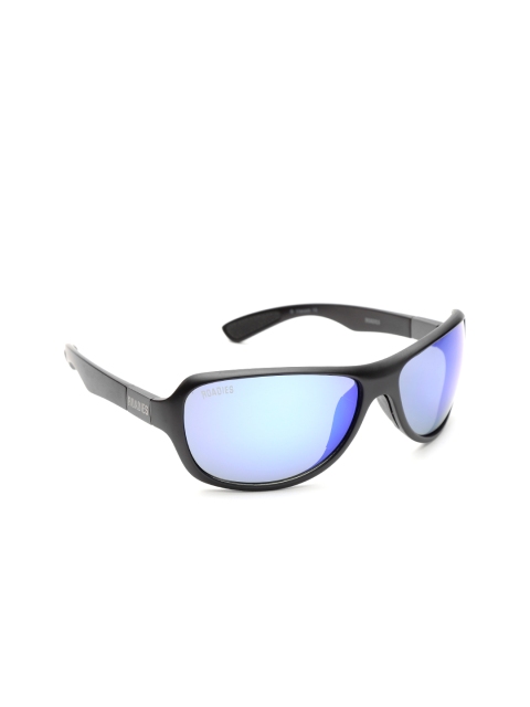 

MTV Roadies Unisex Mirrored Oval Sunglasses RD-132-C2, Blue