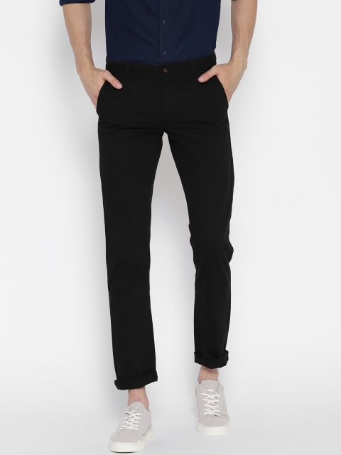 

Arrow Sport Men Black Chrysler Fit Solid Chinos