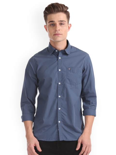 

Arrow Sport Men Blue Slim Fit Solid Casual Shirt
