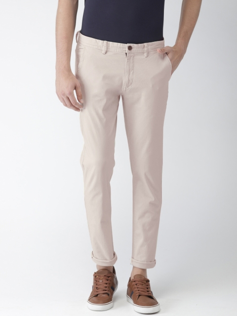 

Arrow Sport Men Off-White Chrysler Slim Fit Solid Chinos