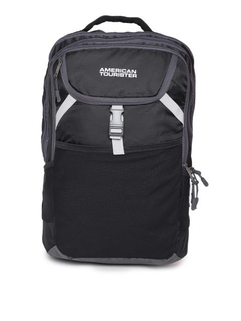 

AMERICAN TOURISTER Unisex Black Solid Backpack