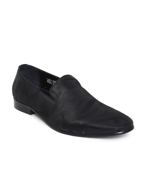 

Dune London Men Black Textured Formal Slip-on Shoes