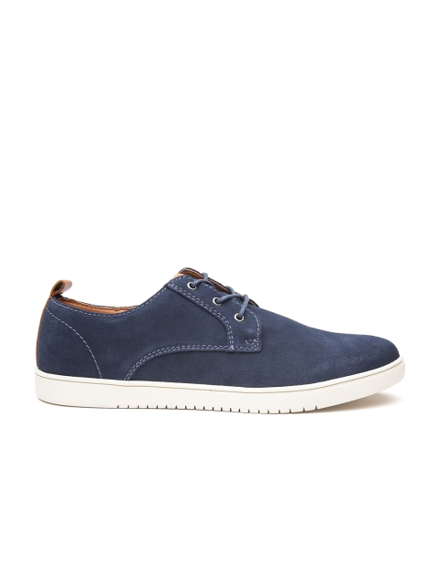 

Dune London Men Navy Blue Suede Derbys