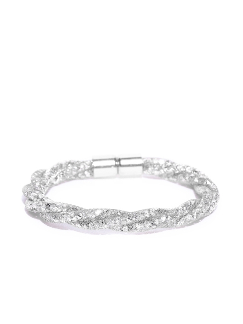 

ToniQ Silver-Toned Multistranded Bracelet