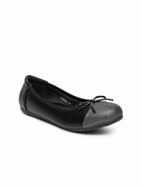 

Tresmode Women Black Solid Ballerinas