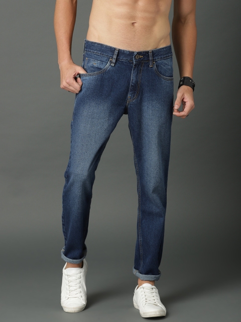 

Roadster Men Navy Blue Slim Fit Mid-Rise Clean Look Jeans