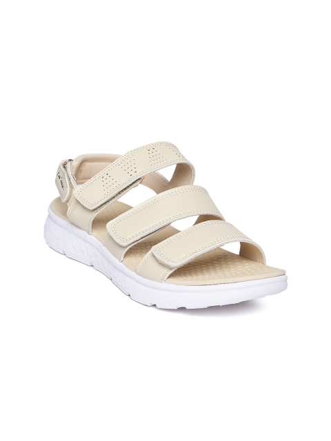 

Lee Cooper Women Beige Solid Open Toe Flats