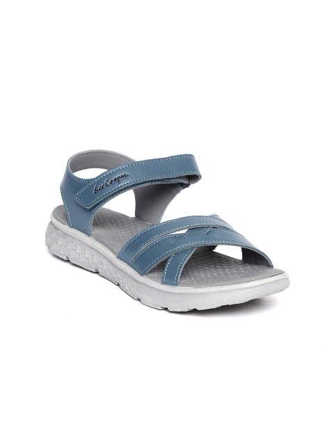 

Lee Cooper Women Blue Solid Open Toe Flats
