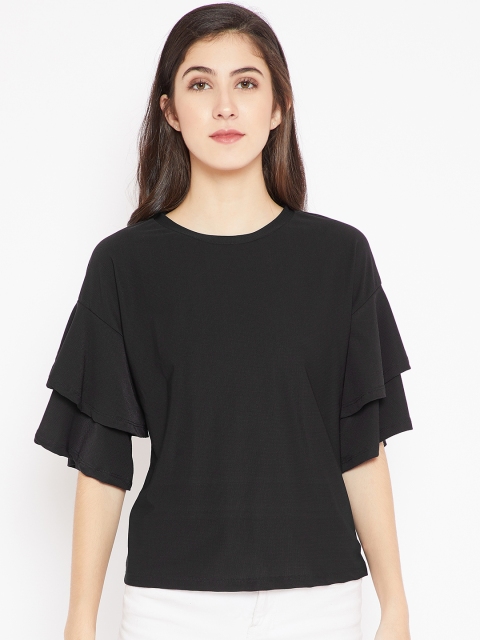 

Madame Women Black Solid Top