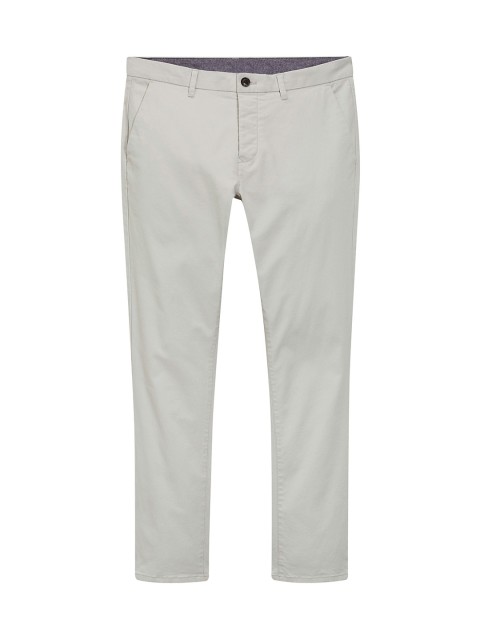 

next Men Grey Regular Fit Solid Chinos