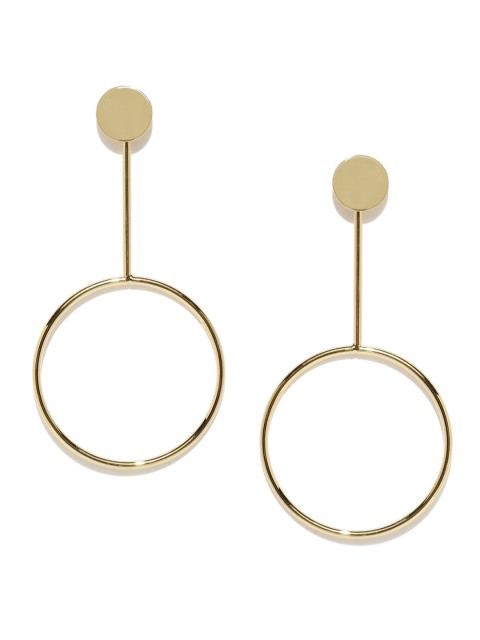 

E2O Gold-Toned Geometric Drop Earrings