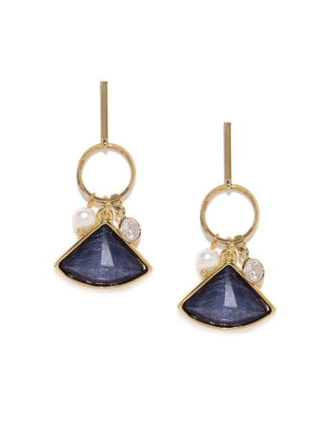 

E2O Purple Geometric Drop Earrings