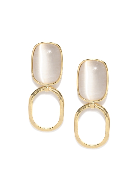 

E2O Gold-Toned Geometric Drop Earrings