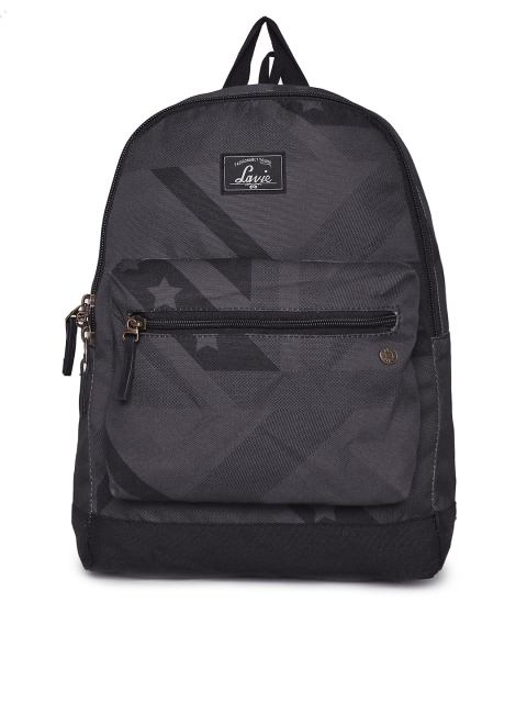 

Lavie Women Charcoal Solid Backpack