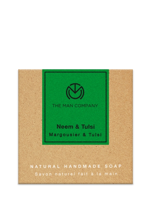 

THE MAN COMPANY Neem & Tulsi Natural Handmade Soap 125 g, Brown