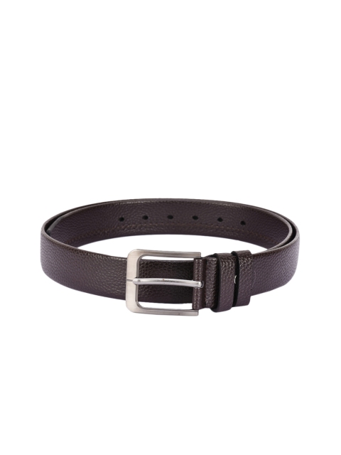 

BuckleUp Men Brown Solid Leather Belt