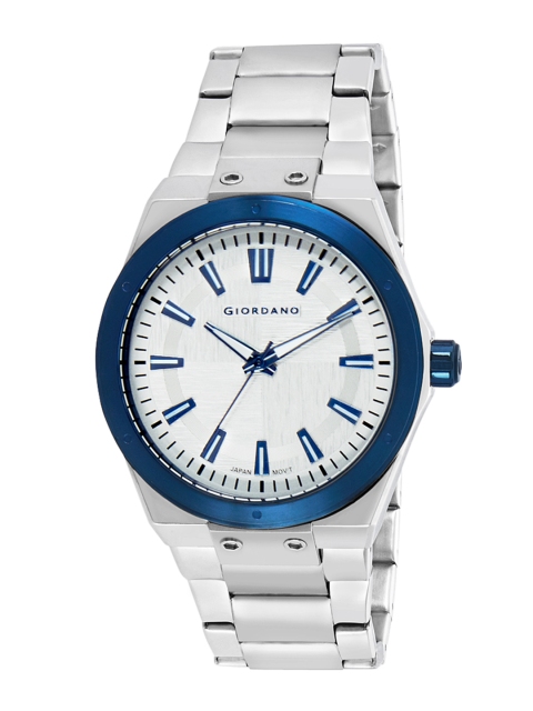 

GIORDANO Men White & Blue Analogue Watch 1948-44