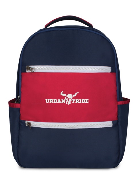 

URBAN TRIBE Unisex Navy Blue Solid Backpack