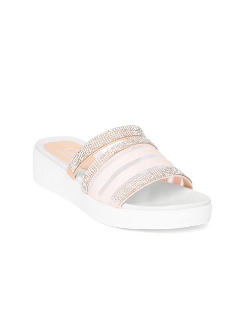 

Carlton London Women Pink Embellished Flatform