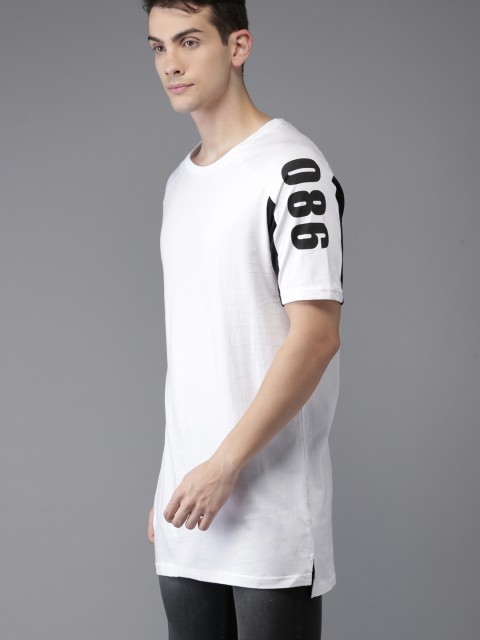 

Moda Rapido Men White Round Neck T-shirt