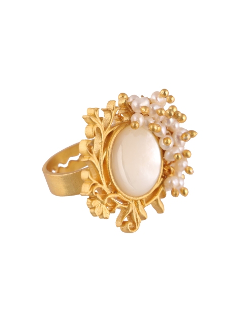 

Zariin Women Gold-plated Hidden Secrets Ring