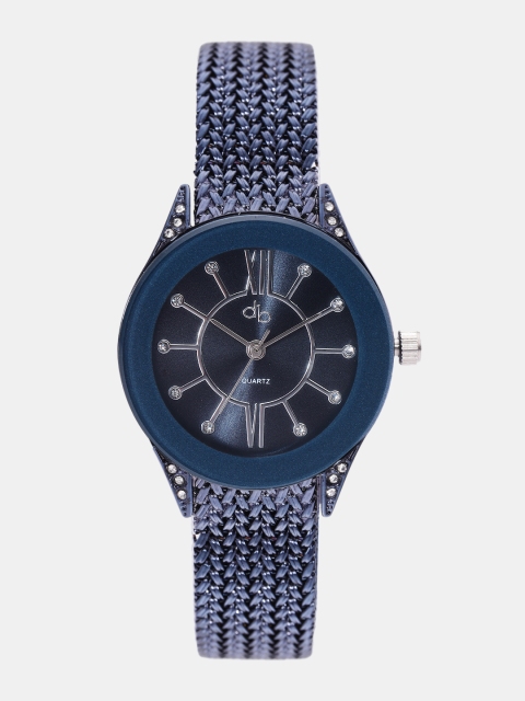 

DressBerry Women Navy Blue Analogue Watch O028