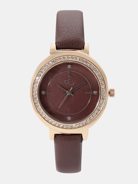 

DressBerry Women Brown Analogue Watch T002-B