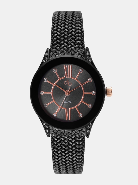 

DressBerry Women Black Analogue Watch O029