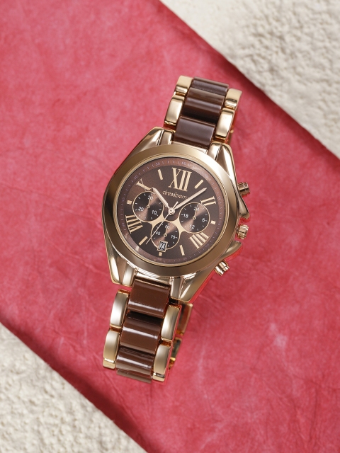 

DressBerry Women Bronze-Toned Analogue Watch DB-F2