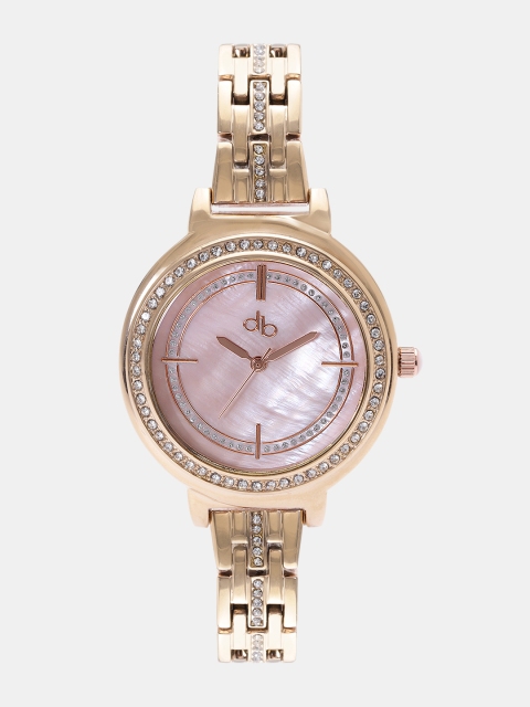 

DressBerry Women Peach-Coloured Analogue Watch T003-B