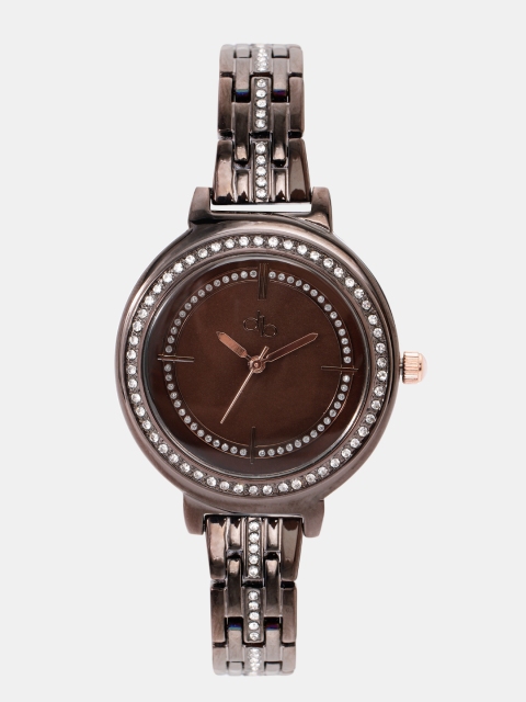 

DressBerry Women Coffee Brown Analogue Watch T003-C