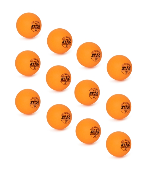 

Stag Unisex Pack of 12 Orange 2 Star Table Tennis Balls