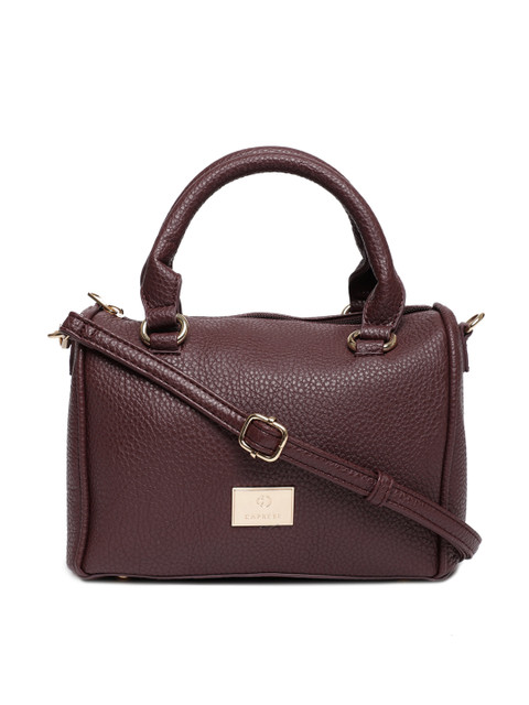 

Caprese Burgundy Solid Handheld Bag