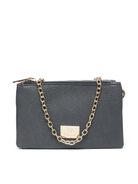 

Caprese Navy Blue Small Solid Sling Bag