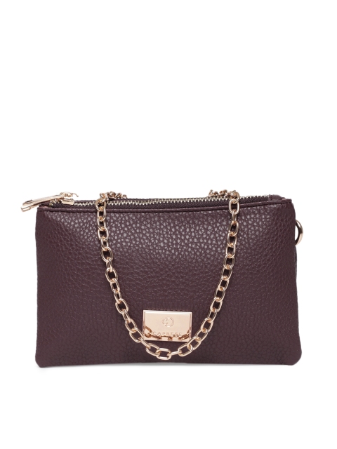 

Caprese Burgundy Small Solid Sling Bag