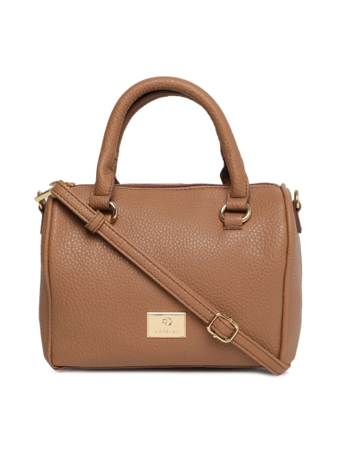 

Caprese Brown Textured Handheld Bag