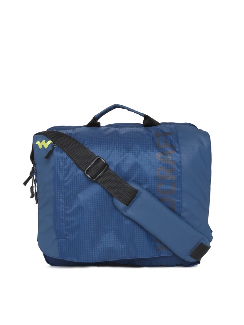 

Wildcraft Unisex Blue Duo Solid Messenger Bag