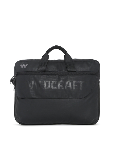 

Wildcraft Unisex Black Solid Laptop Bag