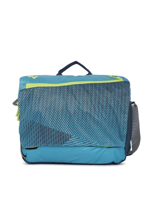 

Wildcraft Unisex Blue Printed Messenger Bag