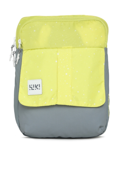 

Wildcraft Unisex Yellow & Grey Colourblocked Backpack