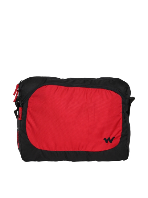 

Wildcraft Unisex Red & Black Colourblocked Courier 2 Messenger Bag